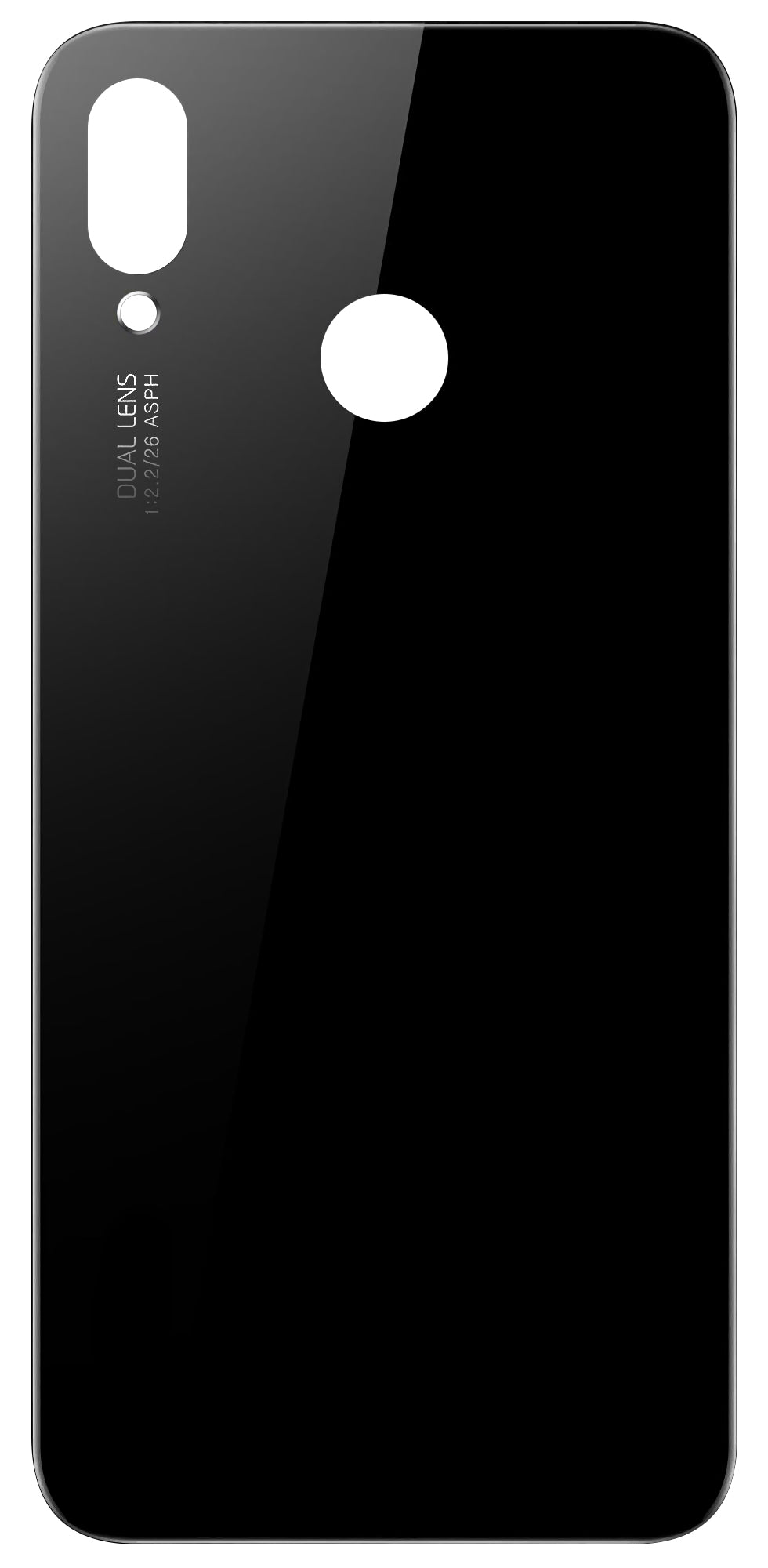 Poklopac baterije kompatibilan sa Huawei P20 Lite, Crna
