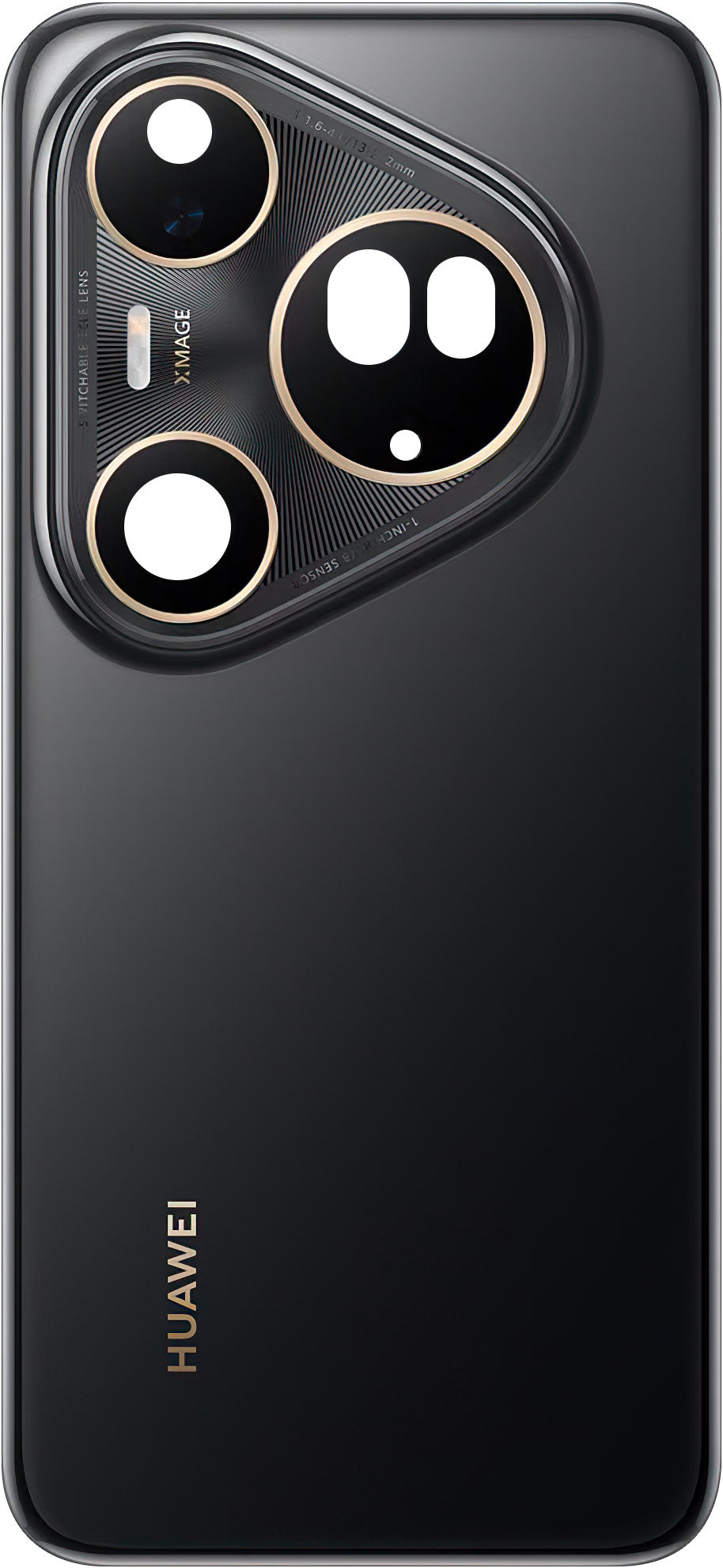 Poklopac baterije Huawei Pura 80 Ultra, Crni (Golden Black), Service Pack 02357BQN