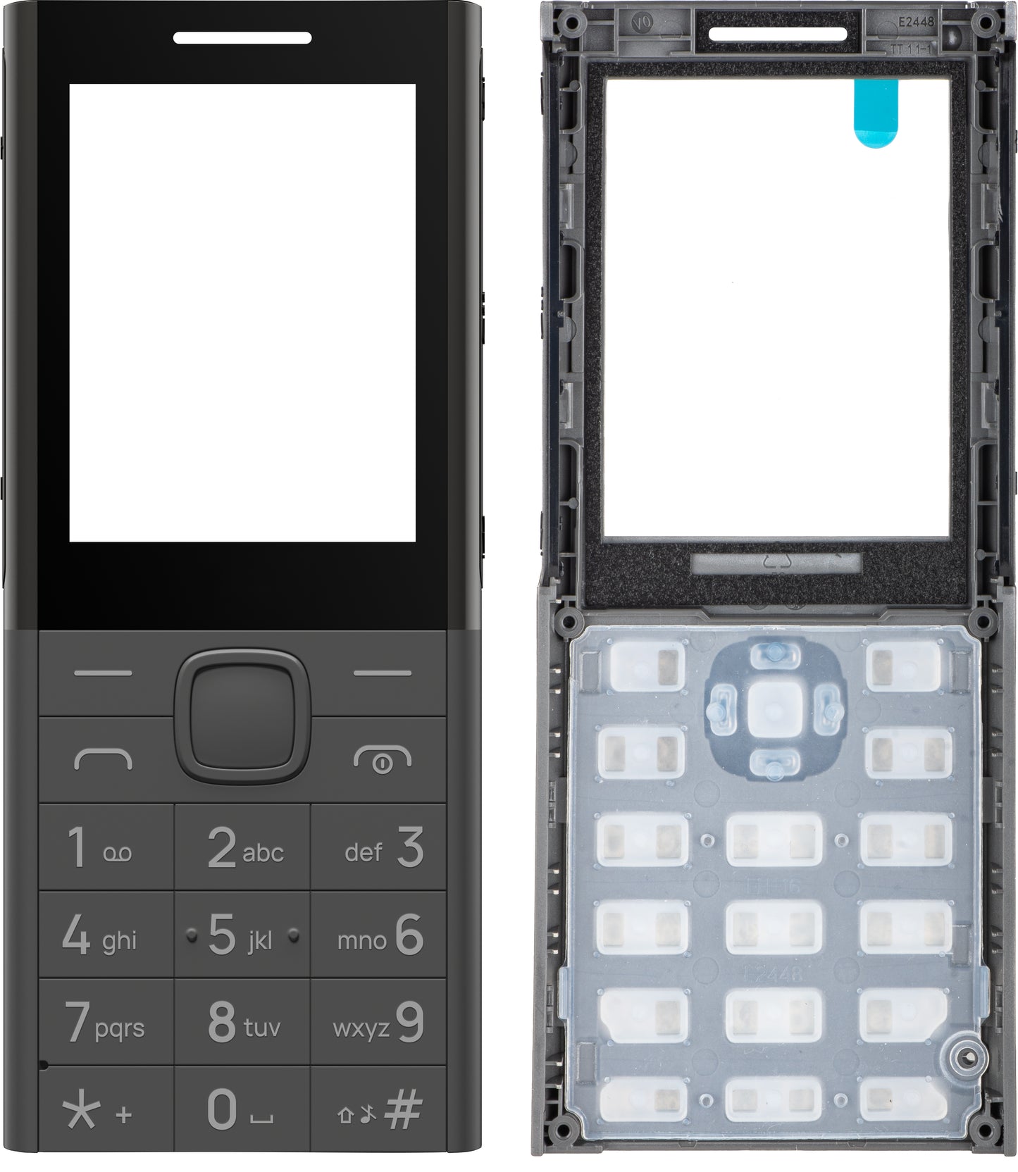 Prednji poklopac za HMD 150 Music, sivi