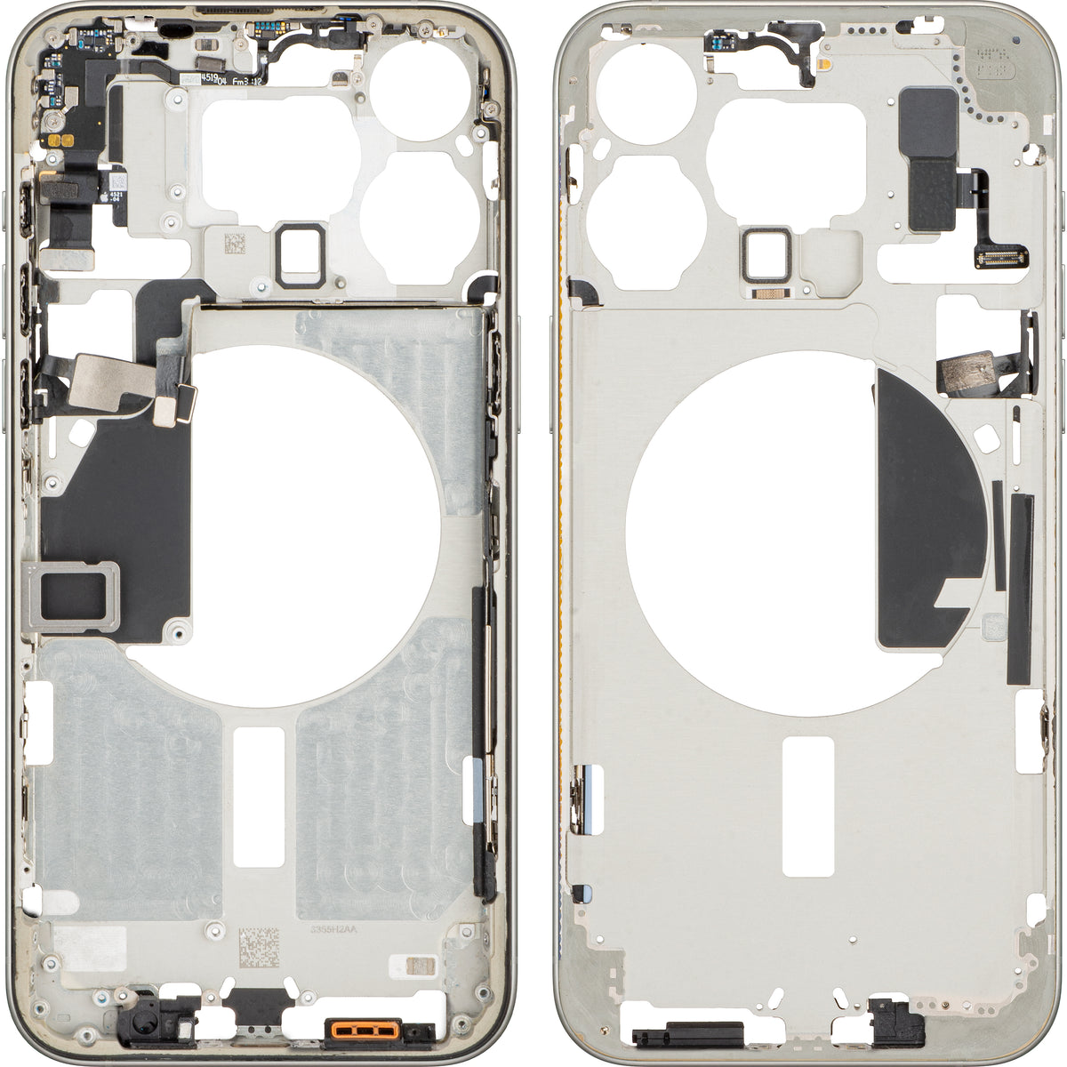 Srednji Kućište Apple iPhone 15 Pro Max, Bež (Prirodni Titanijum), Swap