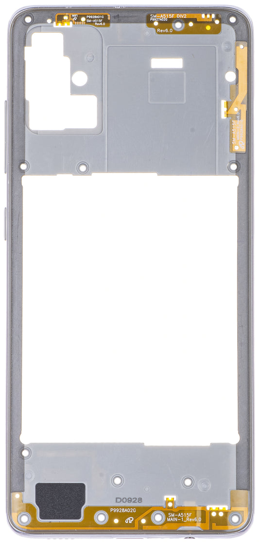 Srednje kućište Samsung Galaxy A51 A515, Srebrno