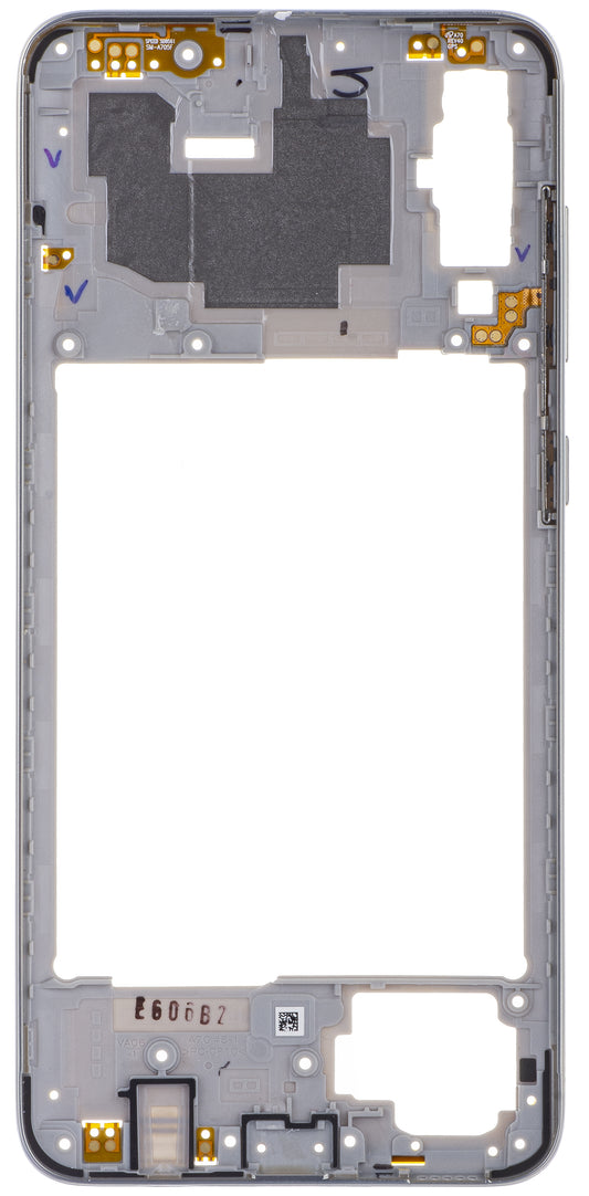 Srednje kućište Samsung Galaxy A70 A705, Srebrno