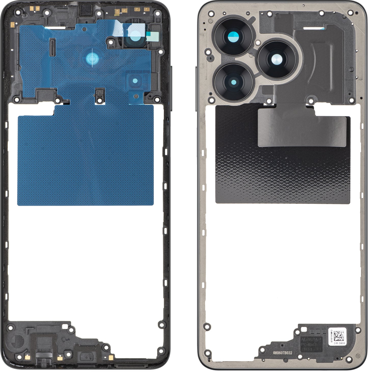 Srednje kućište Honor X5c Plus, Crno (Midnight Black), Service Pack 9707ACHX