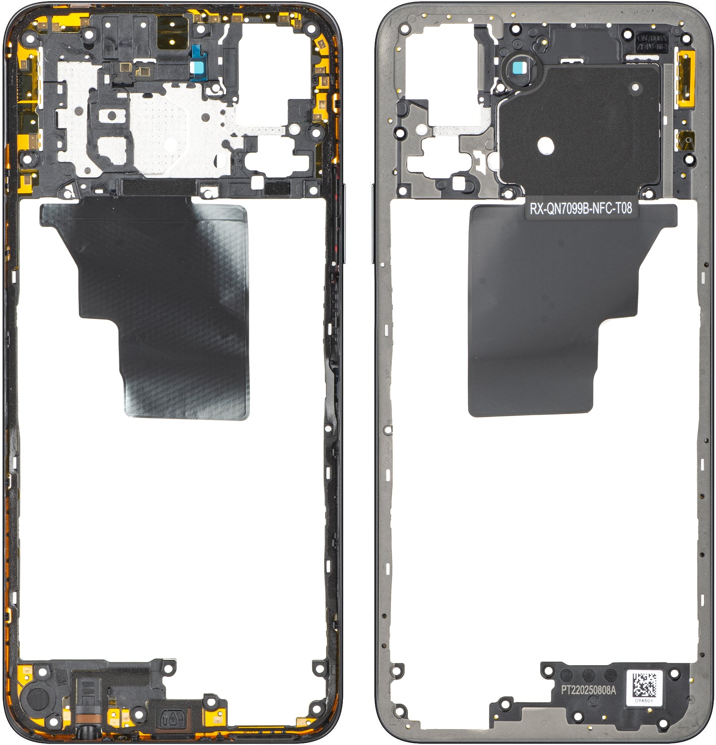 Srednje kućište Honor X7c 5G / 200 Smart, Crna (Midnight Black), Service Pack 9707ABNA