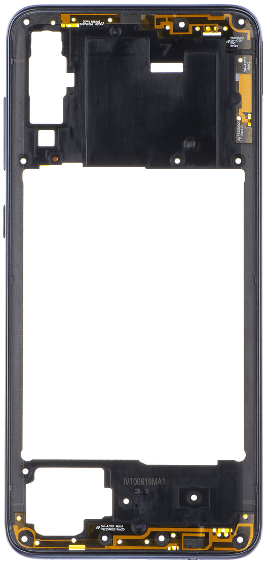Srednje kućište Samsung Galaxy A70 A705, crno