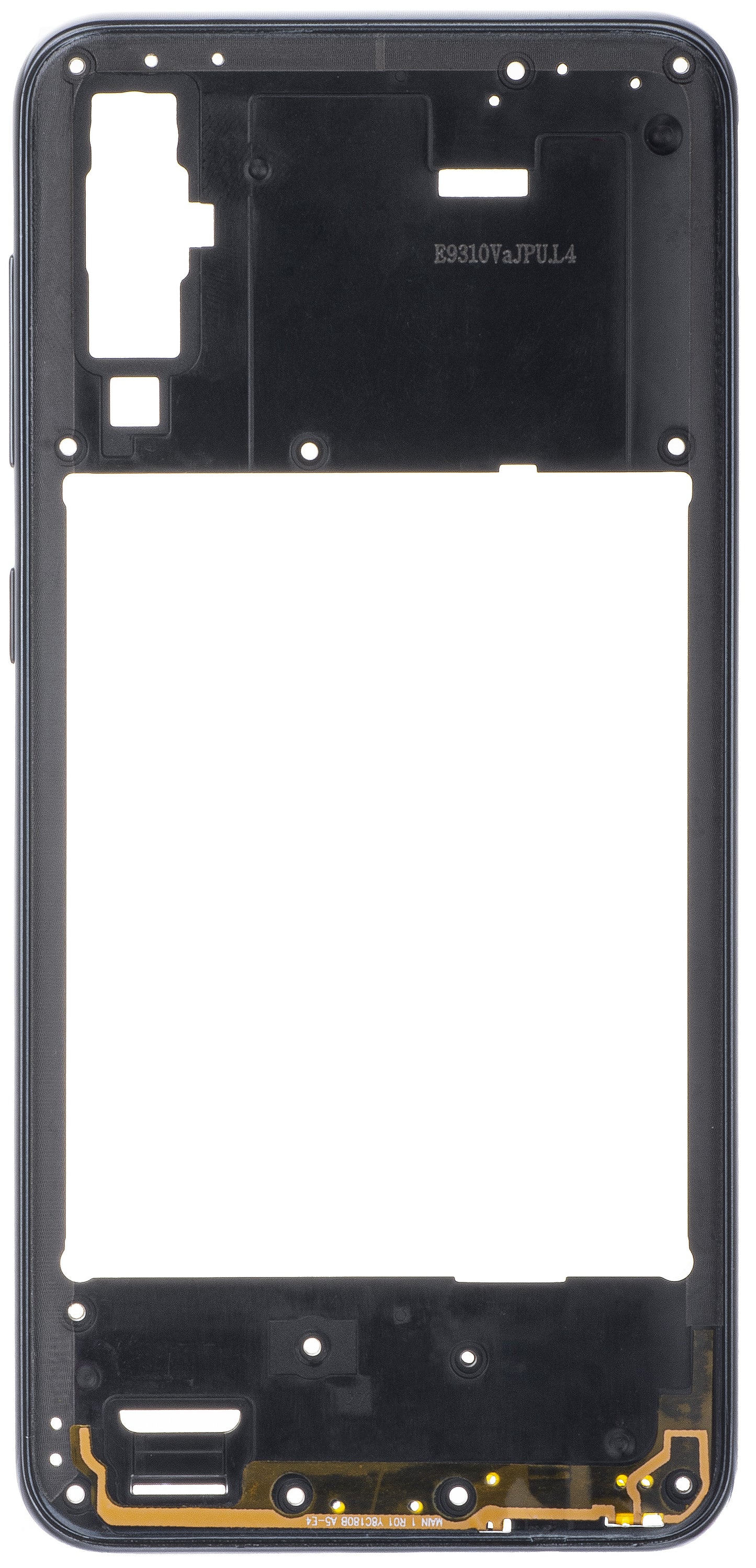 Srednje kućište Samsung Galaxy A50 A505, Crno