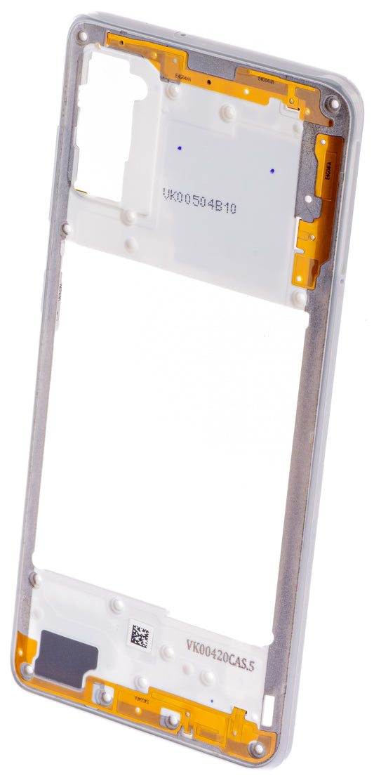 Srednji Kućište Samsung Galaxy A41 A415, Belo, Ponovo zapečaćeno GH98-45511C