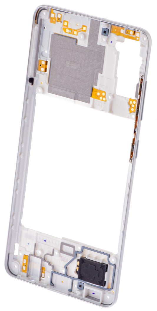 Srednji Kućište Samsung Galaxy A41 A415, Belo, Ponovo zapečaćeno GH98-45511C