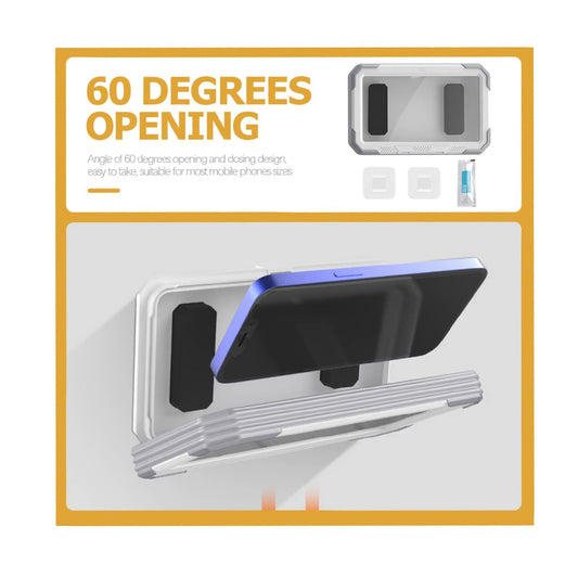 Kućište za zid sa taktilnom membranom Techsuit LC-888 za telefon, vodootporno, sivo