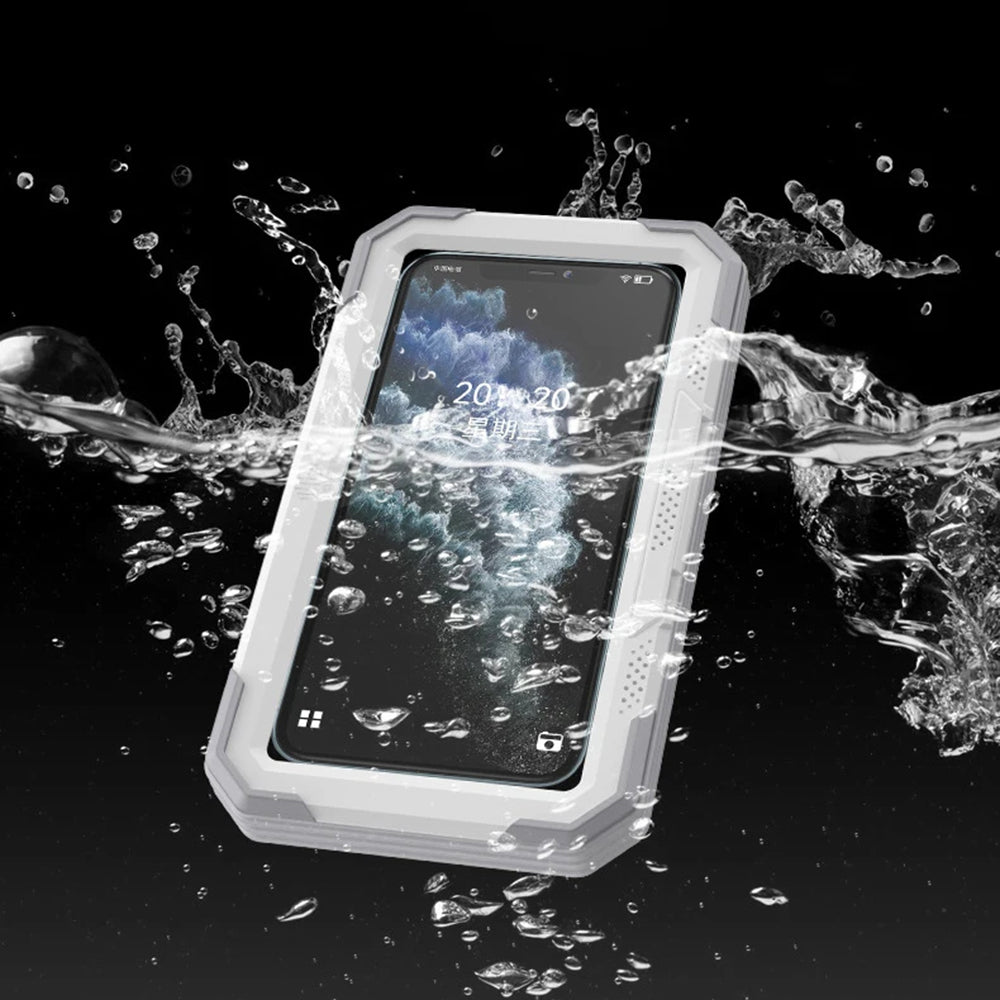 Kućište za zid sa taktilnom membranom Techsuit LC-888 za telefon, vodootporno, sivo