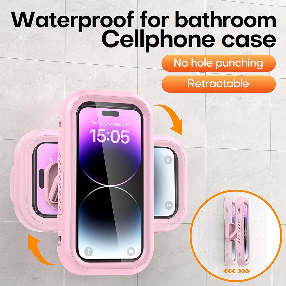 Kućište za zid sa taktilnom membranom Techsuit LC-999 za telefon, vodootporno, ljubičasto