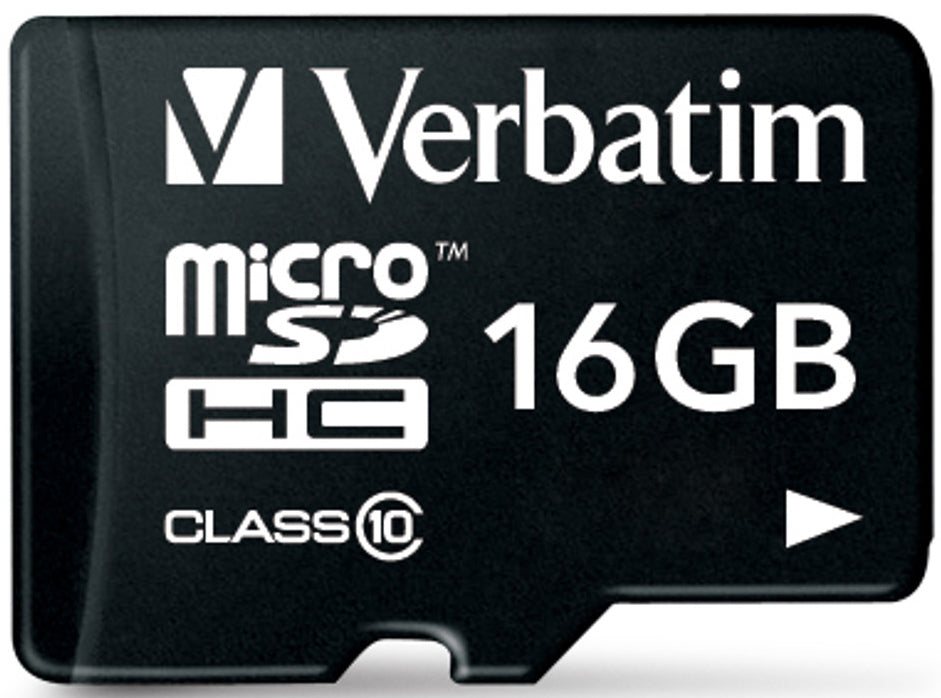 Memorijska kartica microSDHC Verbatim, 16Gb, Klasa 10 / UHS-1 U1, Sa Adapterom 44082