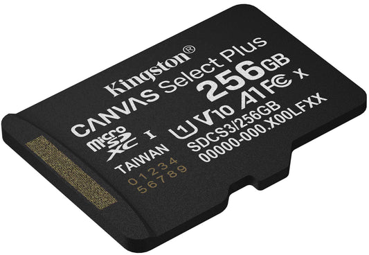 Memorijska kartica microSDXC Kingston Canvas Select Plus Android A1, 256Gb, Klasa 10 / UHS-1 U1 SDCS3/256GBSP