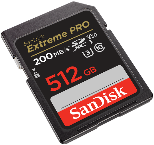 SDXC memorijska kartica SanDisk Extreme Pro, 512Gb, Klasa 10 / UHS-1 U3 SDSDXXD-512G-GN4IN