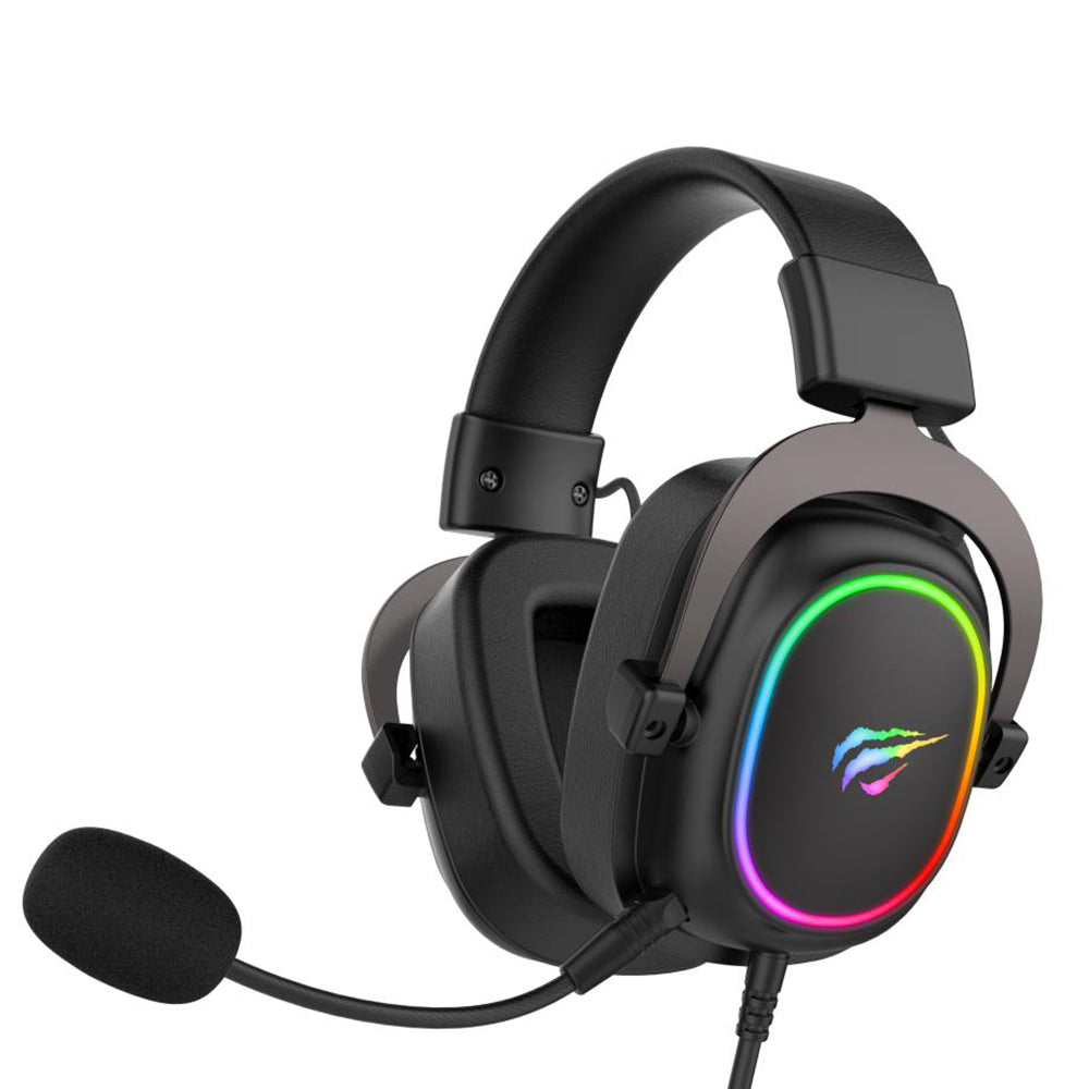 Gejmerske slušalice 3.5mm HAVIT H2002P, RGB, 2m, Crne