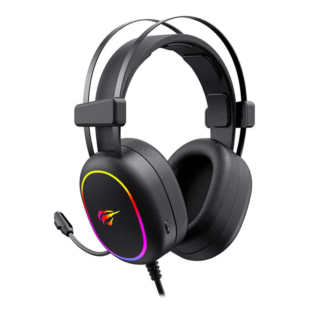 Gaming slušalice 3.5mm HAVIT H2016d, RGB, 2m, Crne
