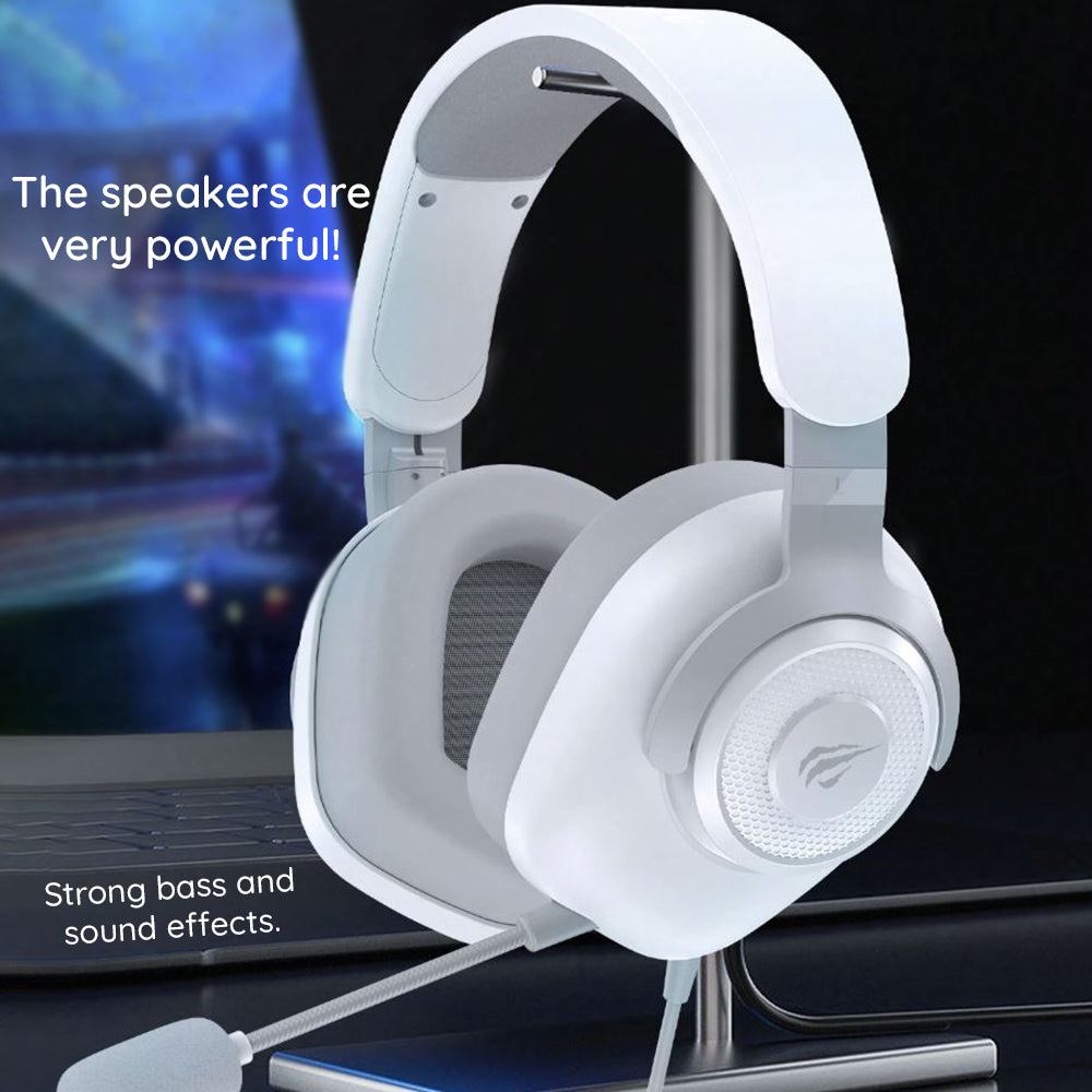 Gaming slušalice USB HAVIT H2230U, 1.8m, Bele
