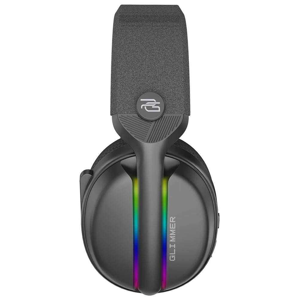 Slušalice za igranje Proove Glimmer, bežične, RGB, BT / Wi-Fi / sa kablom, crne WHGL00022001