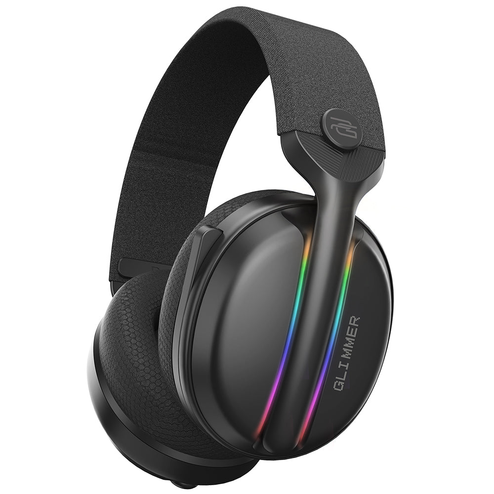 Slušalice za igranje Proove Glimmer, bežične, RGB, BT / Wi-Fi / sa kablom, crne WHGL00022001