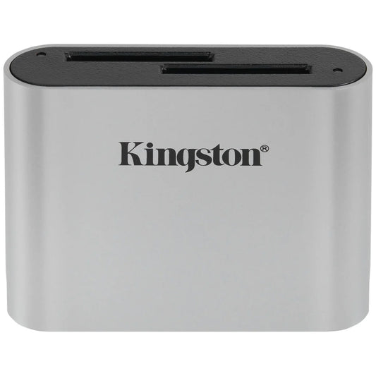 Čitač kartica USB-C Kingston Workflow, Dual SD, Sivi WFS-SD