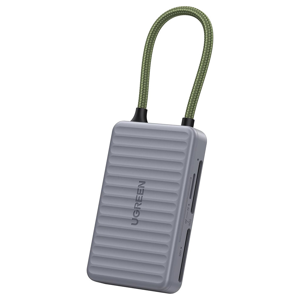 Čitač kartica USB-C sa organizatorom UGREEN 55886, 2 x SD - microSD, Sivi