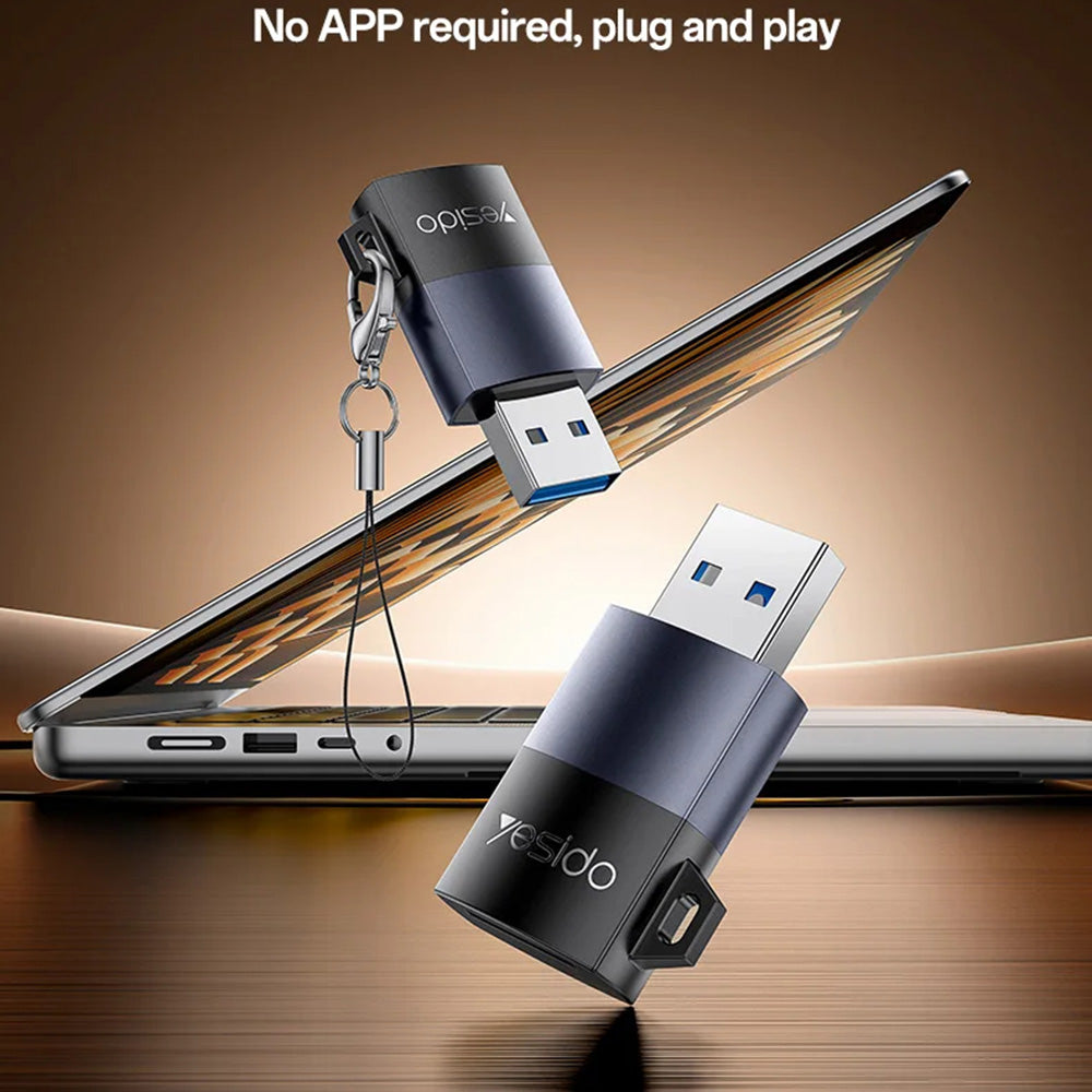Čitač kartica USB 3.0 Yesido GS36, microSD, Crni