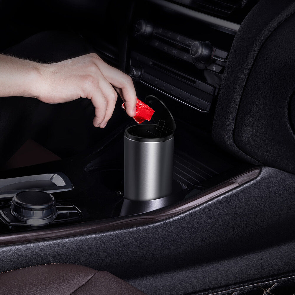 Koš za auto Baseus Gentleman Style sa 30 kesa za smeće, sivi CRLJT-0G