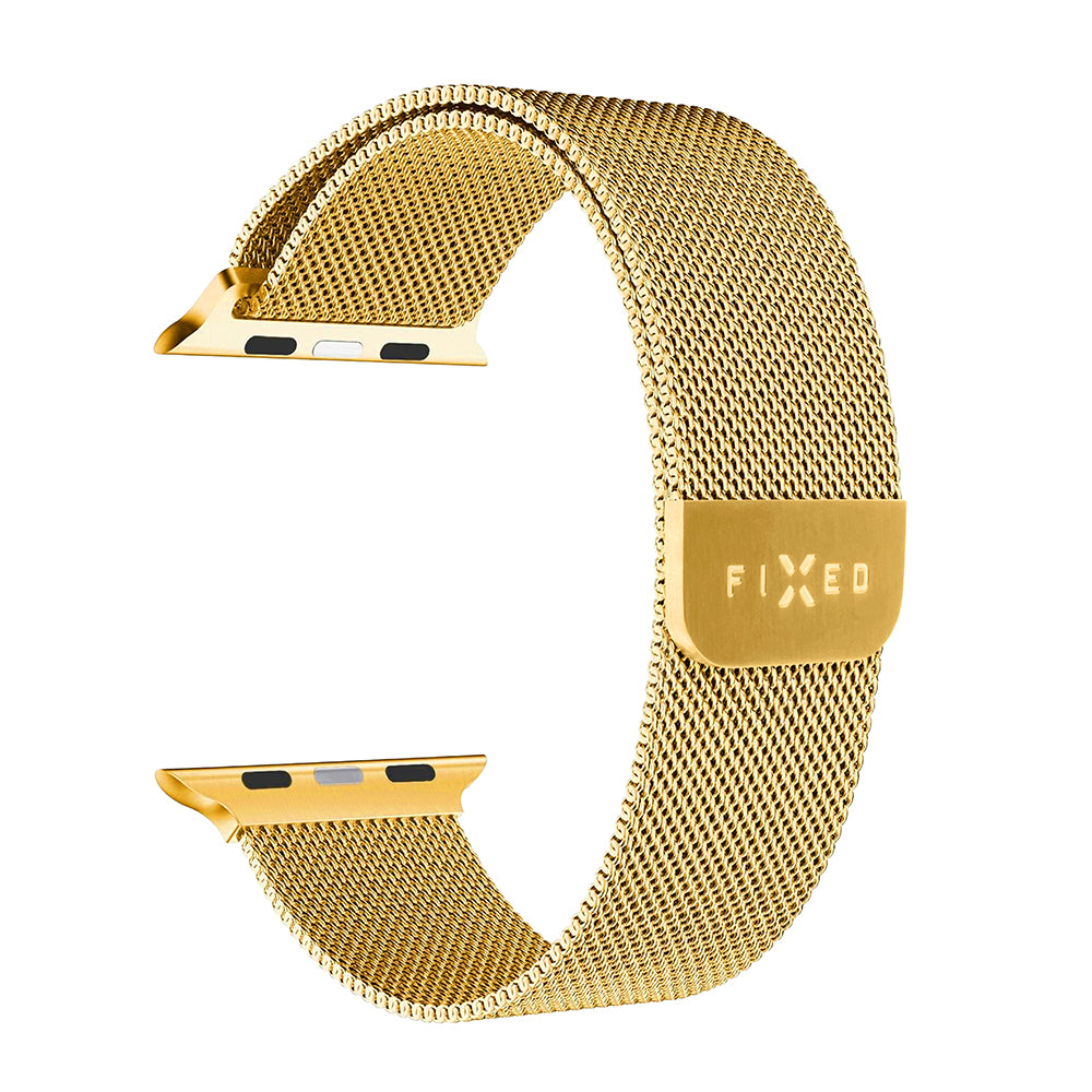 Kaiš Fixed Mesh za Apple Watch 42mm / 41mm / 40mm / 38mm serije, Zlatni