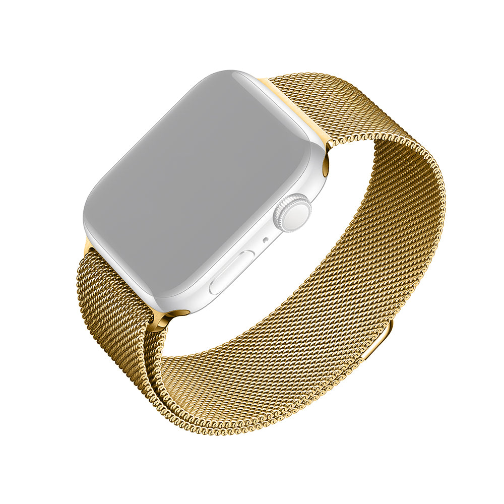 Kaiš Fixed Mesh za Apple Watch 42mm / 41mm / 40mm / 38mm serije, Zlatni