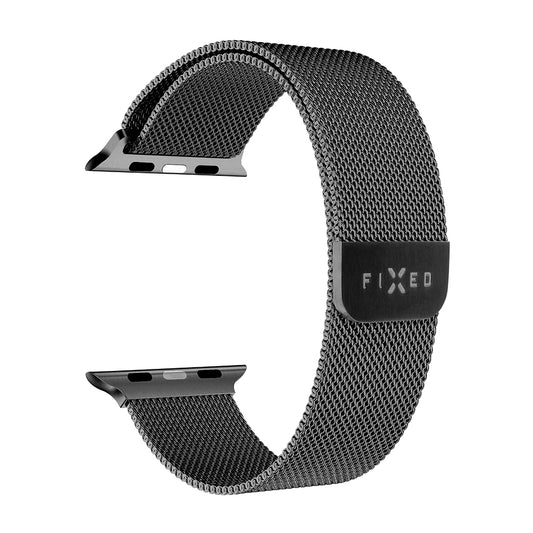 Kaiš Fixed Mesh za Apple Watch 42mm / 41mm / 40mm / 38mm serije, Crni