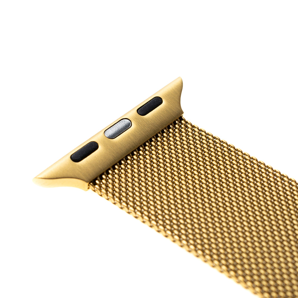 Kaiš Fixed Mesh za Apple Watch 49mm / 46mm / 45mm / 44mm / 42mm serije, Zlatni