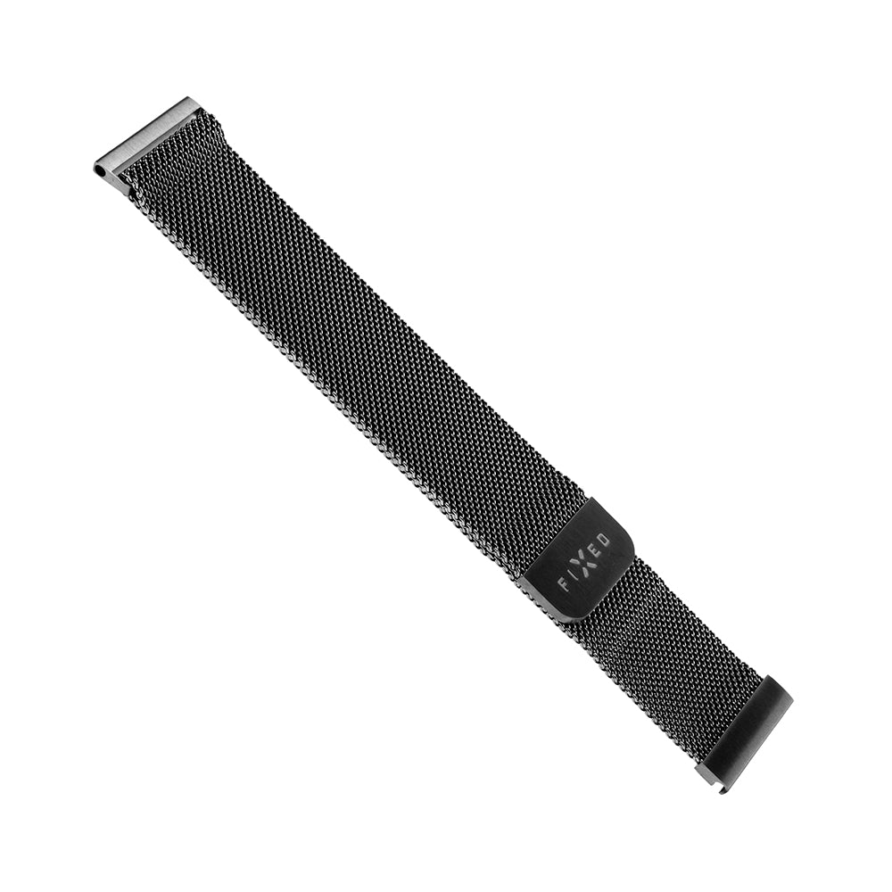 Kaiš Fixed Mesh za Huawei Watch / Garmin Watch seriju, 18mm, Crna
