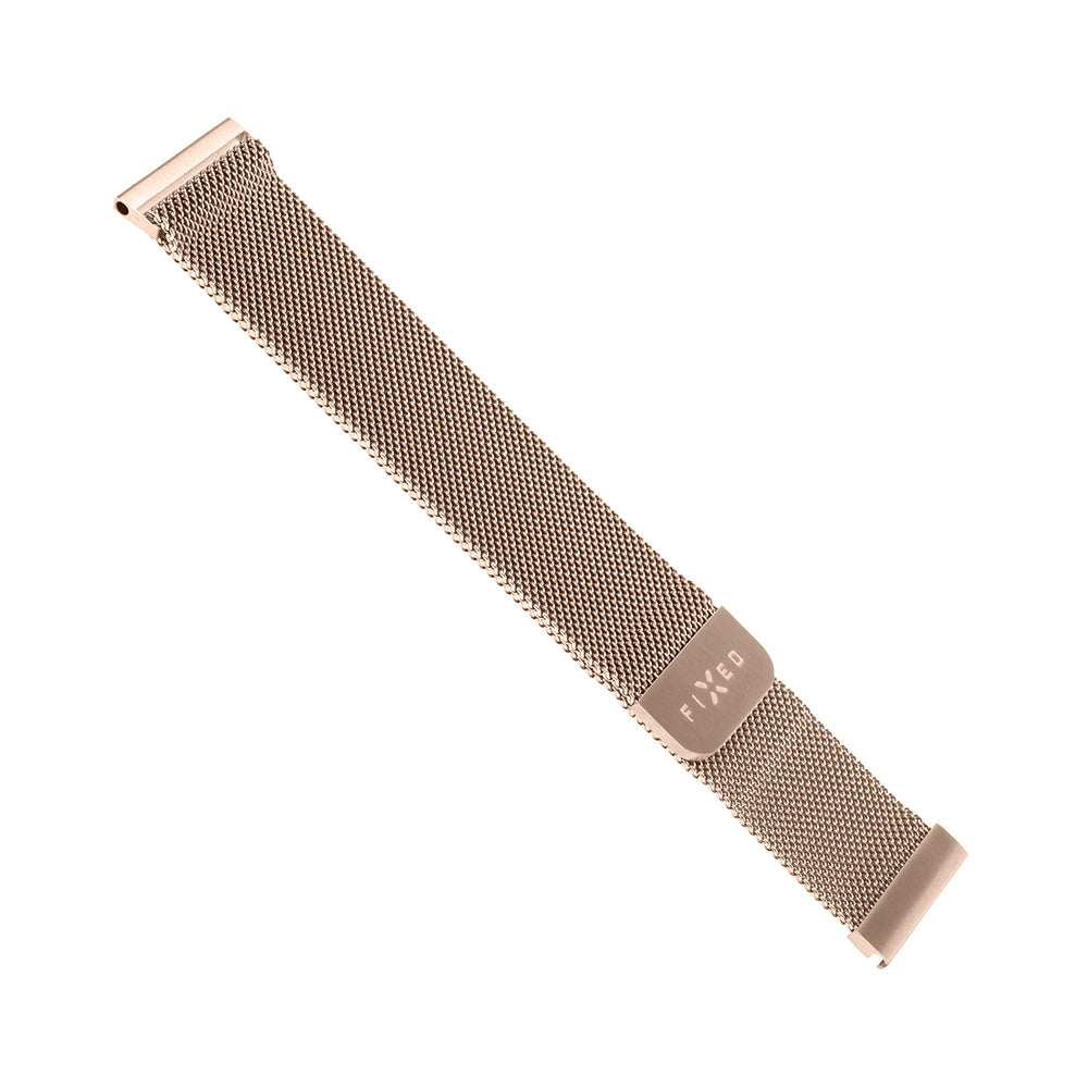 Kaiš Fixed Mesh za Huawei Watch / Xiaomi Watch Series, 22mm, Roze Zlato