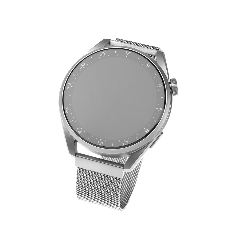 Kaiš Fixed Mesh za Samsung Galaxy Watch / Huawei Watch Series, 20mm, Srebrni