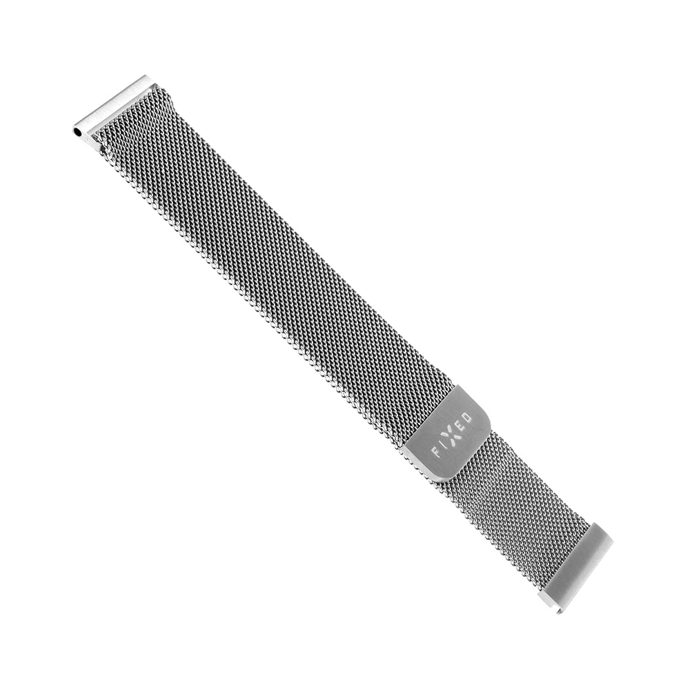 Kaiš Fixed Mesh za Samsung Galaxy Watch / Huawei Watch Series, 20mm, Srebrni
