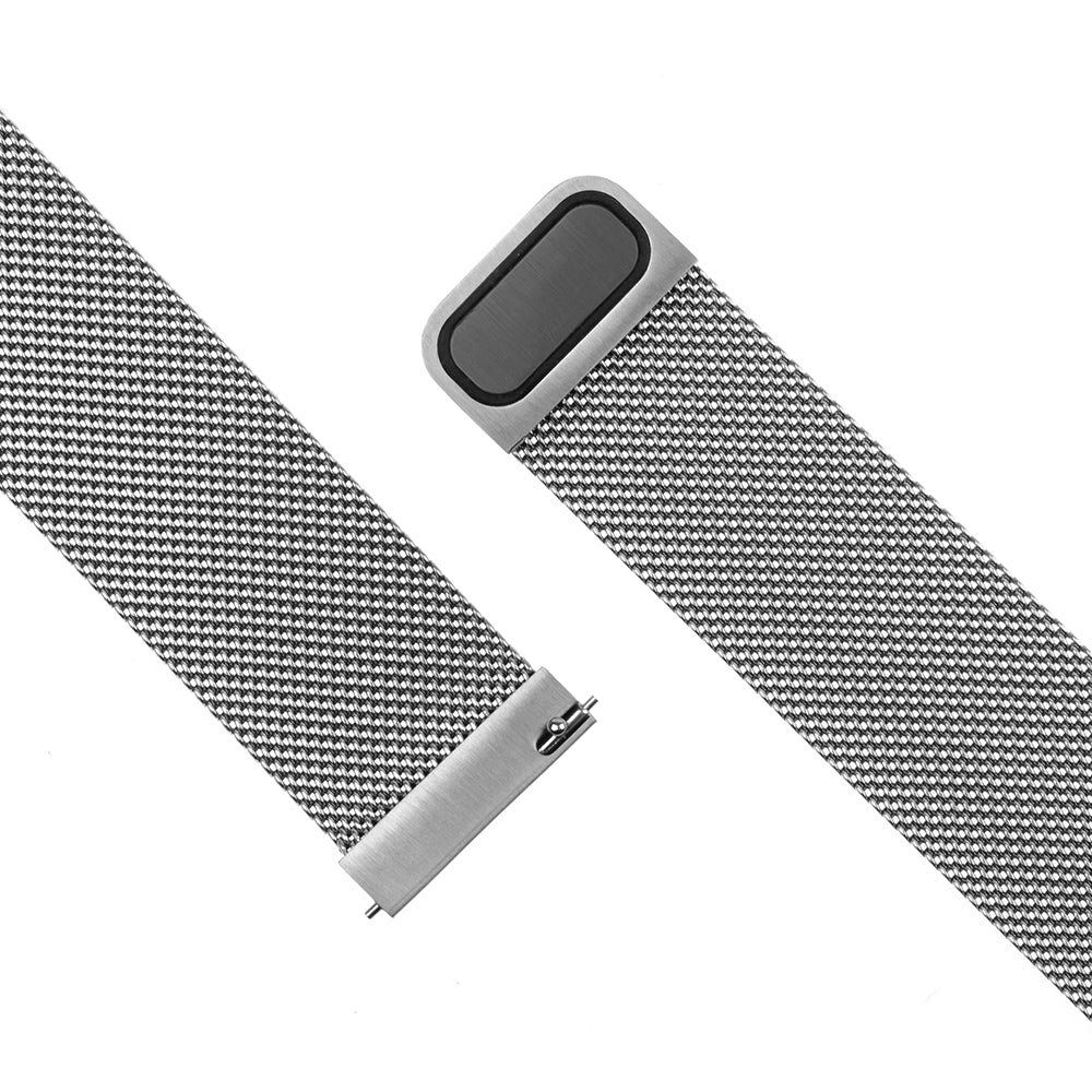 Kaiš Fixed Mesh za Samsung Galaxy Watch / Huawei Watch Series, 20mm, Srebrni