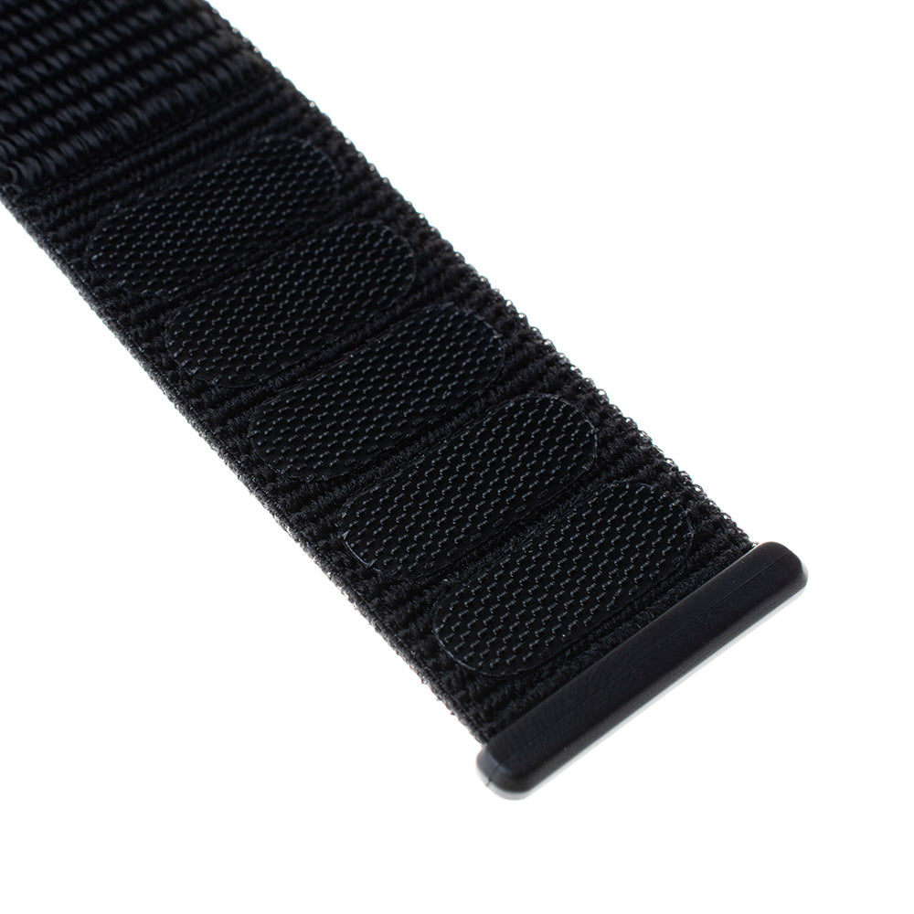 Kaiš Fixed Nylon za Apple Watch 49mm / 46mm / 45mm / 44mm / 42mm serije, Crni