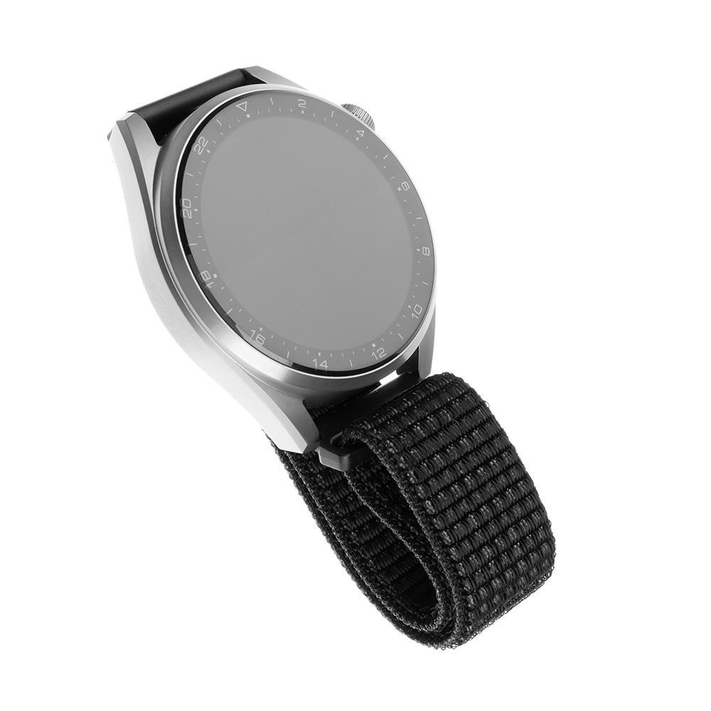 Curea Fixed Nylon za Huawei Watch / Xiaomi Watch Series, 22mm, Mat Crna
