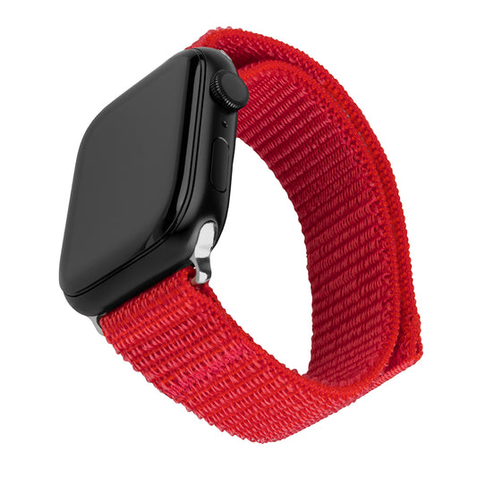Curea Fixed Nylon Sporty za Apple Watch 42mm / 41mm / 40mm / 38mm seriju, Crvena