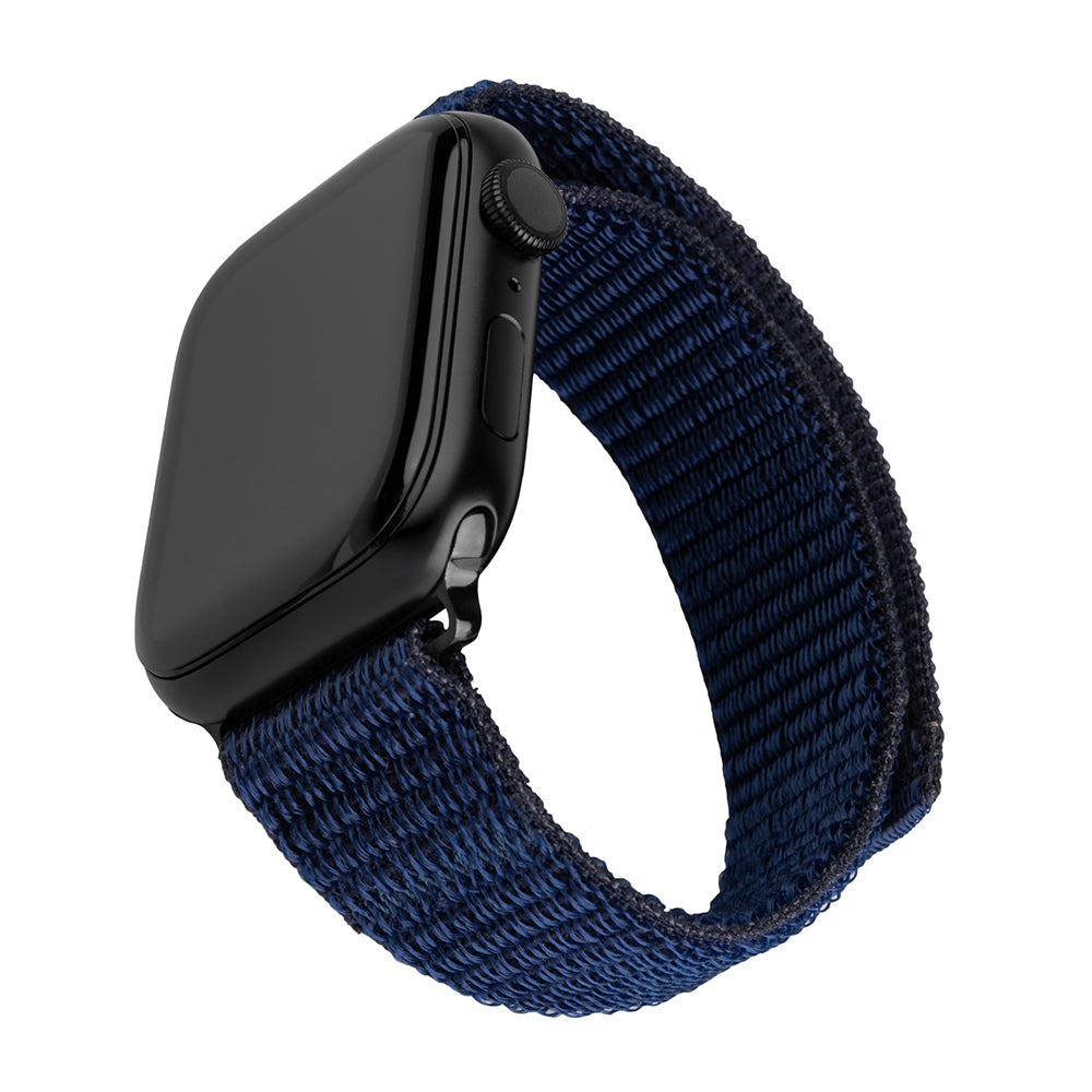 Kaiš Fixed Nylon Sporty za Apple Watch 49mm / 46mm / 45mm / 44mm / 42mm serije, Tamnoplava