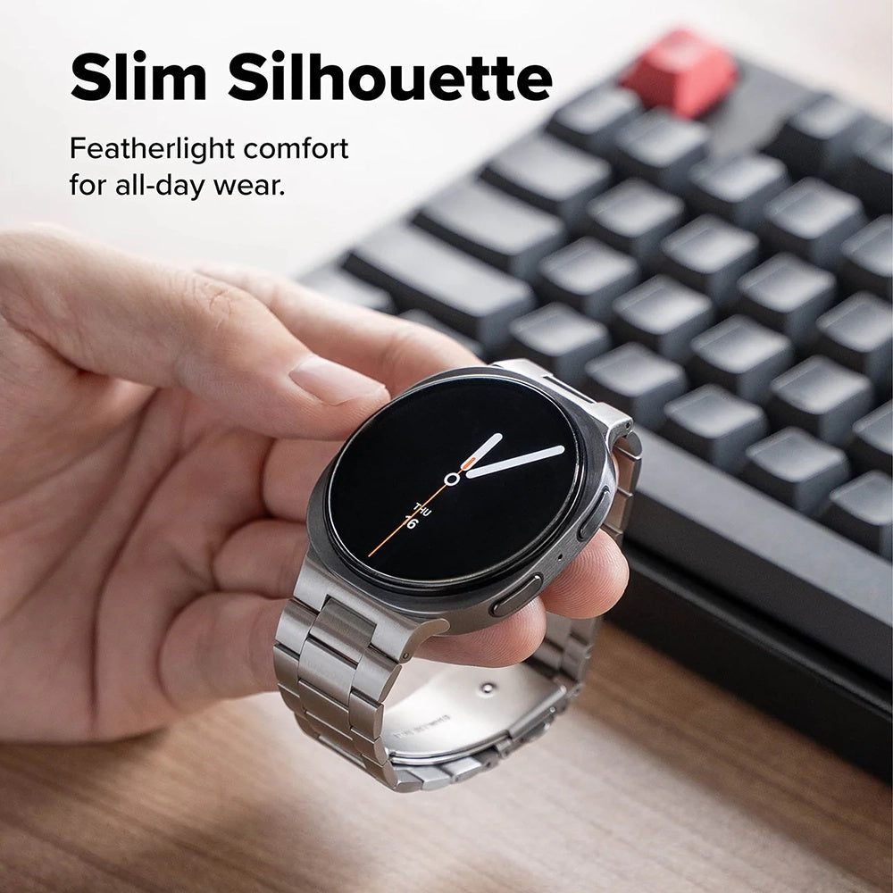 Curea Ringke Metal One Air za Samsung Galaxy Watch8 / Watch8 Classic Series, Srebrna