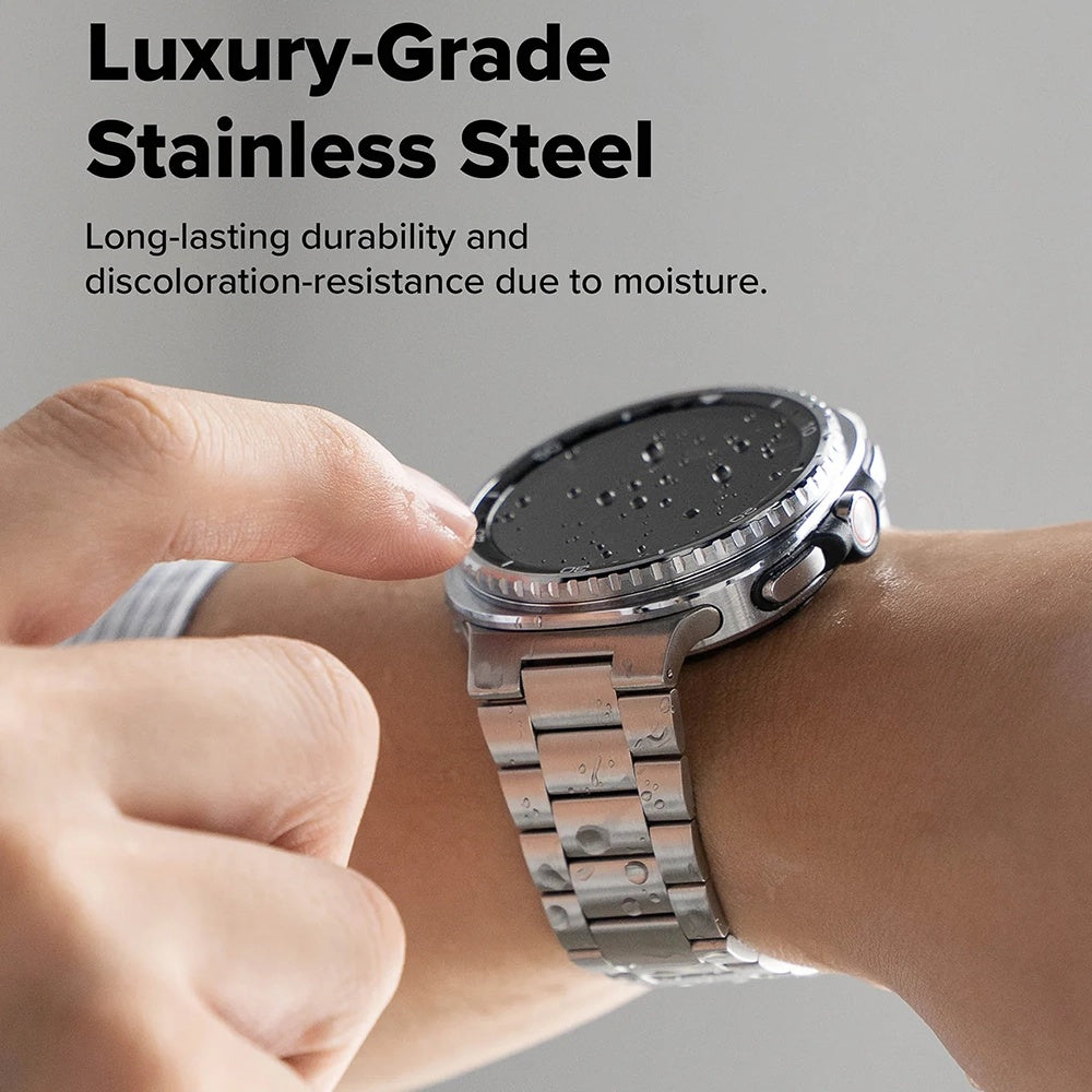 Curea Ringke Metal One Air za Samsung Galaxy Watch8 / Watch8 Classic Series, Srebrna