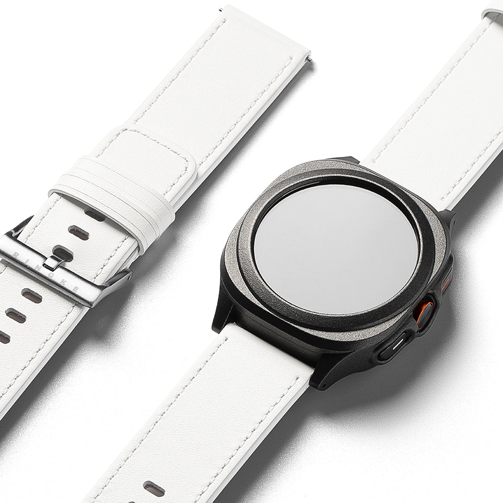 Kaiš Ringke One Basic Bold za Fossil Watch / Mobvoi Watch / Suunto Watch serije, 24mm, Bela