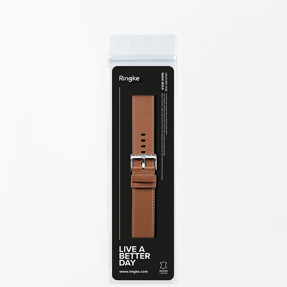Kaiš Ringke One Basic Bold za Fossil Watch / Mobvoi Watch / Suunto Watch serije, 24mm, Braon