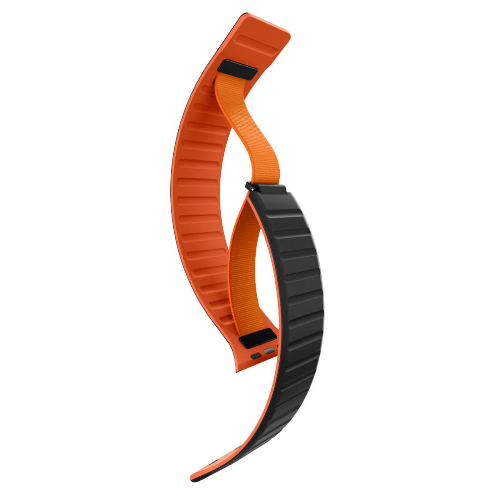 Spigen Athlex Air M kaiš za Apple Watch 49mm / 46mm / 45mm / 44mm Series, Crno Narandžasti AMP11534