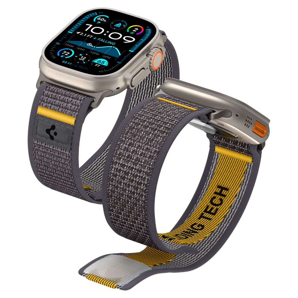 Kaiš Spigen Athlex Air za Apple Watch 49mm / 46mm / 45mm / 44mm seriju, sivi