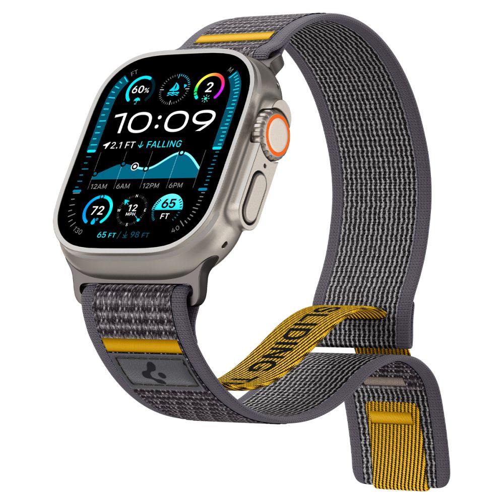 Kaiš Spigen Athlex Air za Apple Watch 49mm / 46mm / 45mm / 44mm seriju, sivi