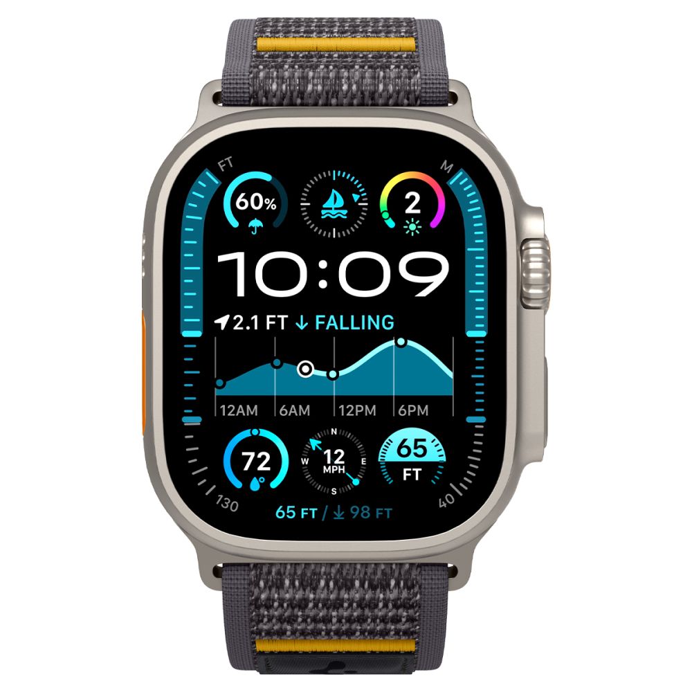 Kaiš Spigen Athlex Air za Apple Watch 49mm / 46mm / 45mm / 44mm seriju, sivi