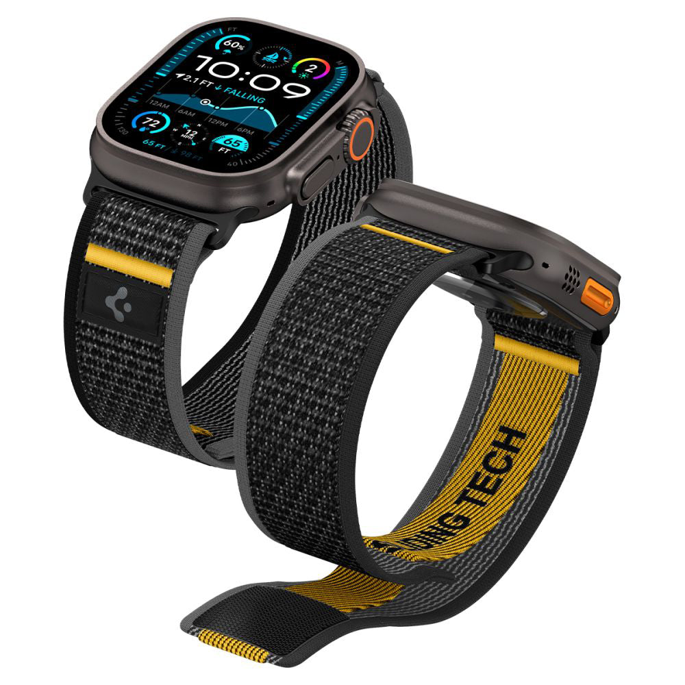 Kaiš Spigen Athlex Air za Apple Watch 49mm / 46mm / 45mm / 44mm Series, Crni AMP09033