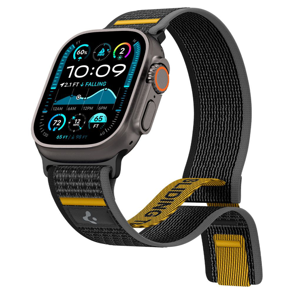 Kaiš Spigen Athlex Air za Apple Watch 49mm / 46mm / 45mm / 44mm Series, Crni AMP09033